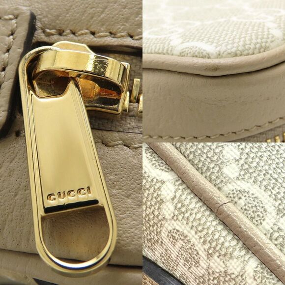 GUCCI Cream Leather Shoulder Bag - Picture 5 of 10